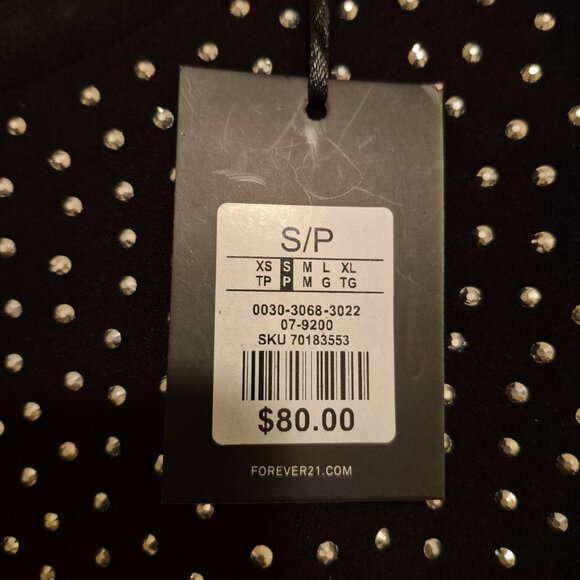 Brand new black fitted dress with silver embellishment - Picture 3 of 3